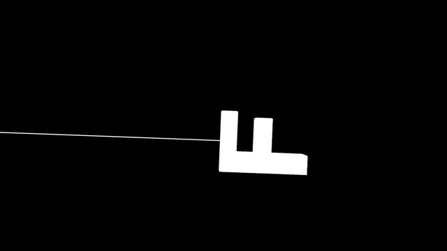 动态圣诞闪光装饰字体文字排印红金F视频素材画面4