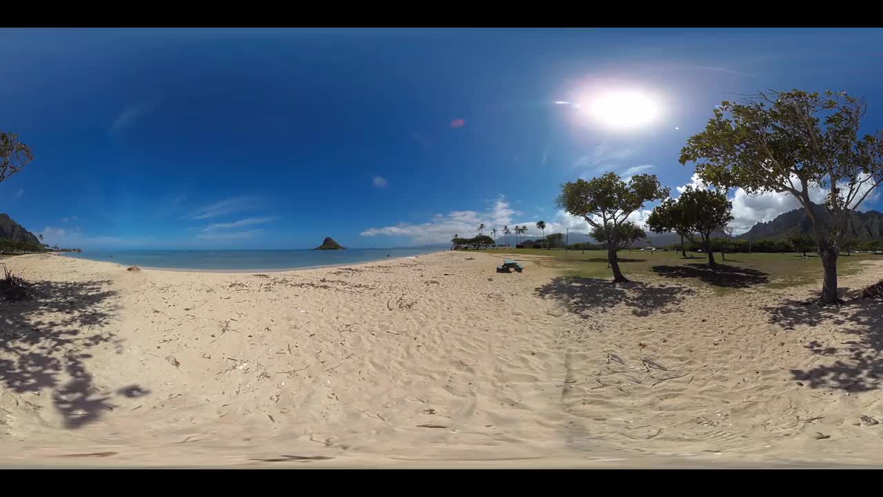 夏威夷瓦胡岛的Kualoa区域公园视频素材