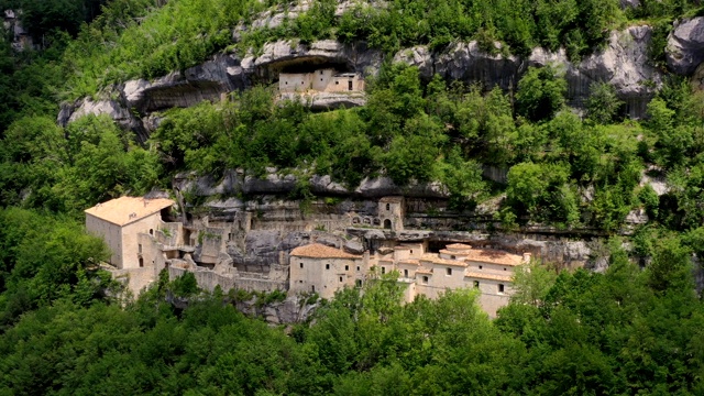 Eremo di Santo Spirito a Maiella，马埃拉国家公园，阿布鲁佐，意大利视频素材