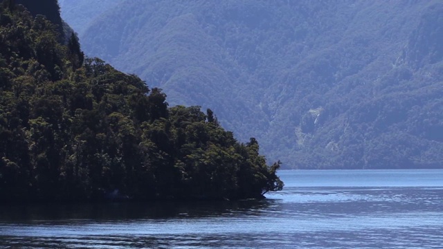 新西兰米尔福德湾峡湾视频素材