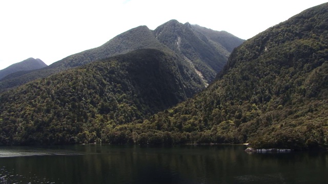 新西兰米尔福德湾峡湾视频素材