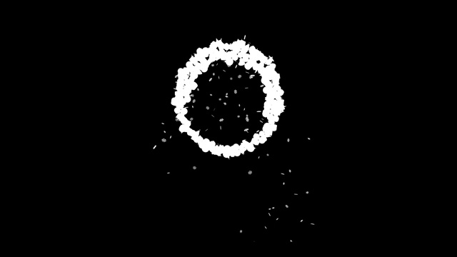 假日信件排版的圣诞装饰品与雪花经典的颜色O视频素材画面2