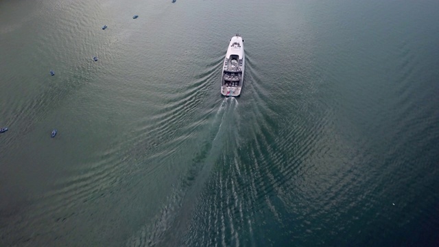 瑞士卢塞恩湖游船之旅视频素材