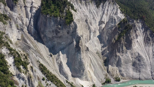 海涅峡谷或瑞士大峡谷鸟瞰图视频素材