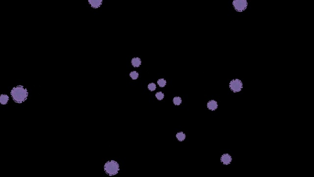 冠状病毒的形象视频素材