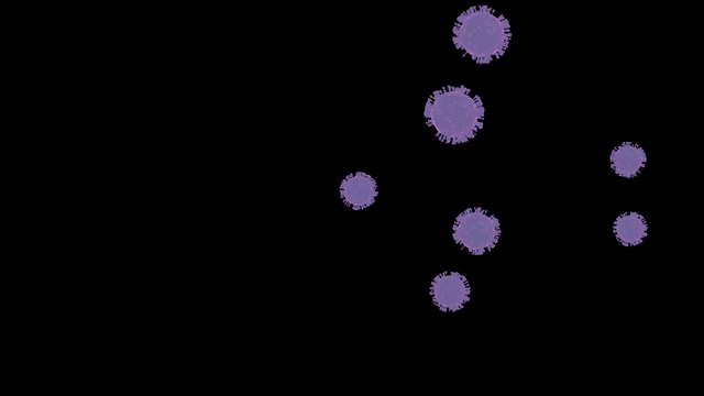 冠状病毒的形象视频素材
