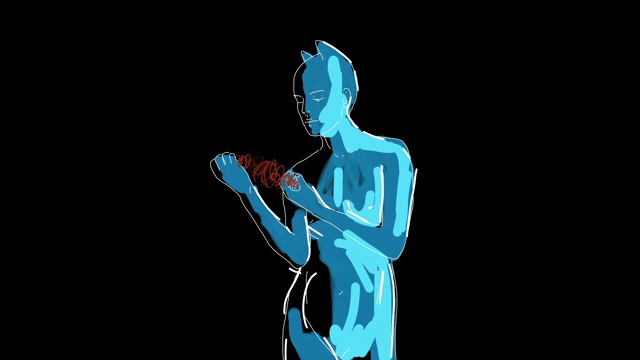 超现实手绘卡通动画视频素材画面1
