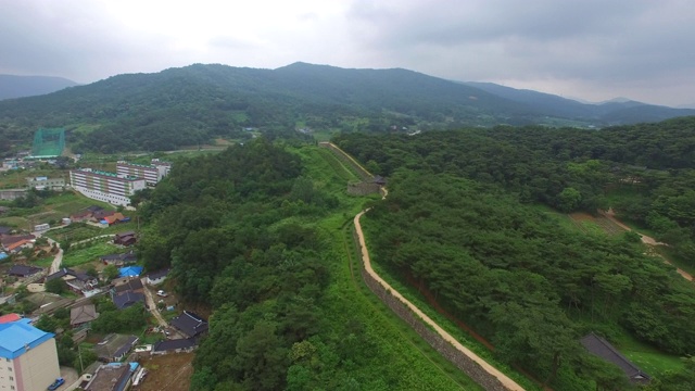 韩国全乐道五昌城寨/五昌郡视频素材