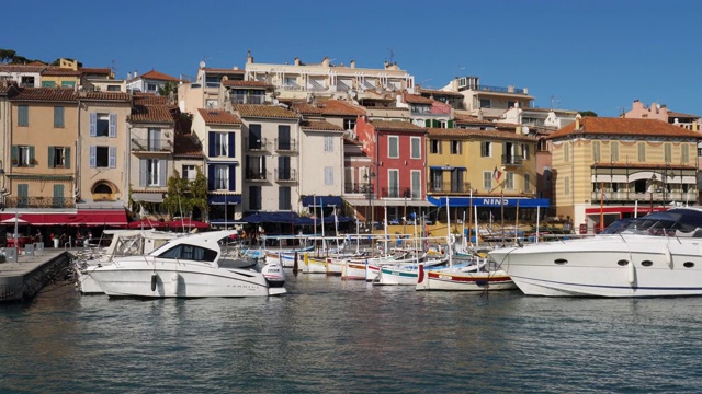 卡西斯有你Bouches Rhô尼警局,Provence-Alpes-Cô调遣d 'Azur,法国视频素材