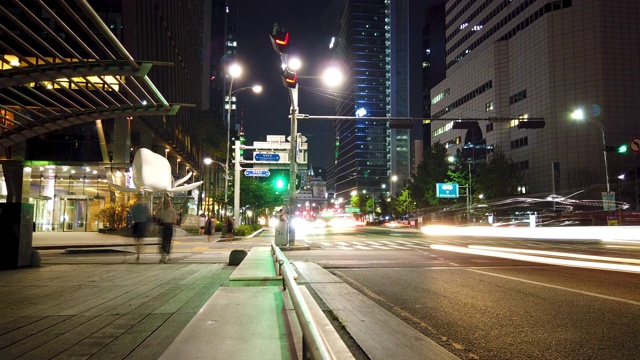 动态时空夜城视频素材