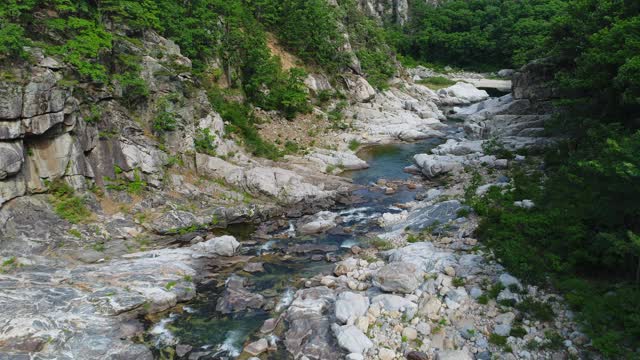 京畿道(京畿道东海地质公园)/武陵健，南韩京畿道视频素材