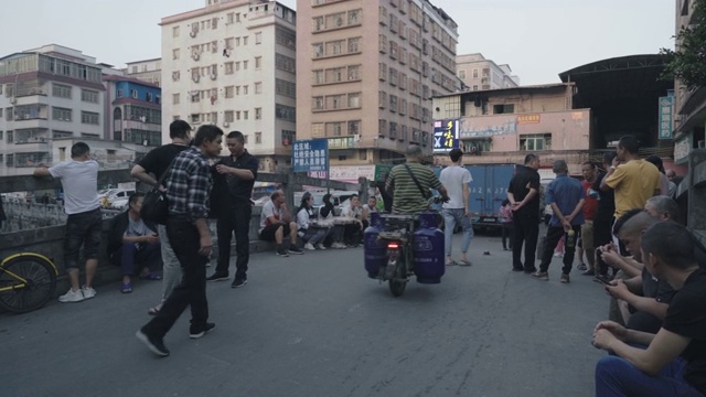 村子里的城市,广州,中国。视频素材