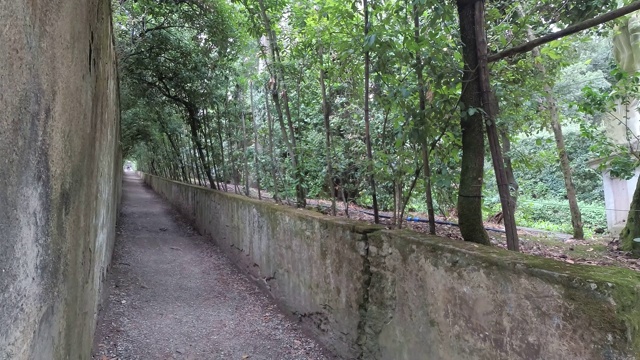 意大利佛罗伦萨Giardino di Boboli的空巷视频素材画面1