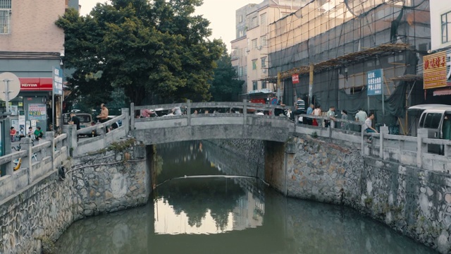 村子里的城市,广州,中国。视频素材