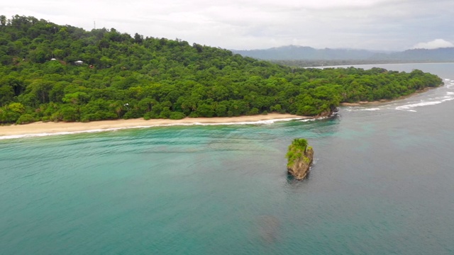 海滩岛Limón，哥斯达黎加视频素材