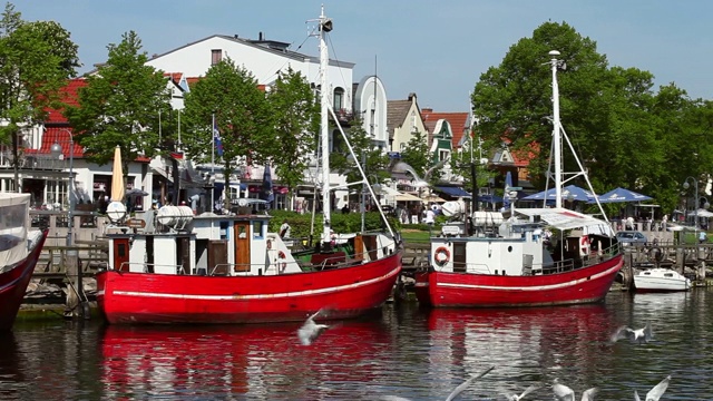 Warnemünde在波罗的海视频素材