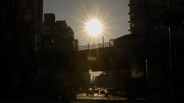 地铁和太阳视频素材