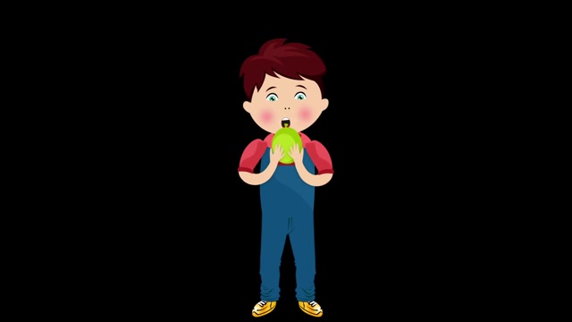 卡通男孩视频素材画面2