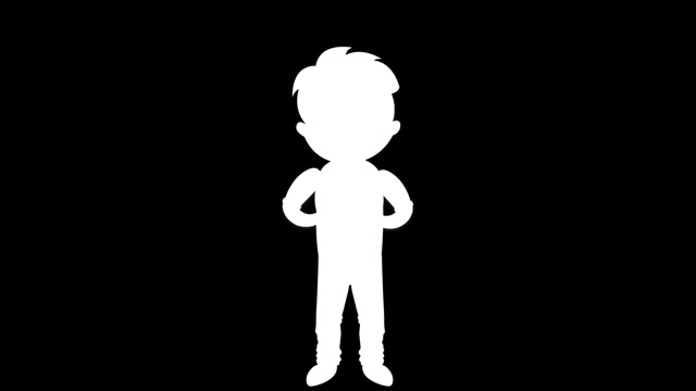 卡通男孩视频素材画面4