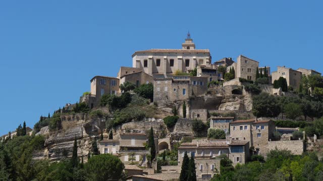 Aurel, Provence-Alpes-Côte d’azur, Vaucluse系，法国视频素材