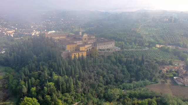 佛罗伦萨查特豪斯修道院，托斯卡纳，意大利视频素材