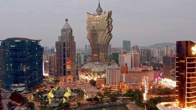 澳门夜景视频素材画面3