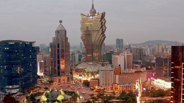 澳门夜景视频素材画面4
