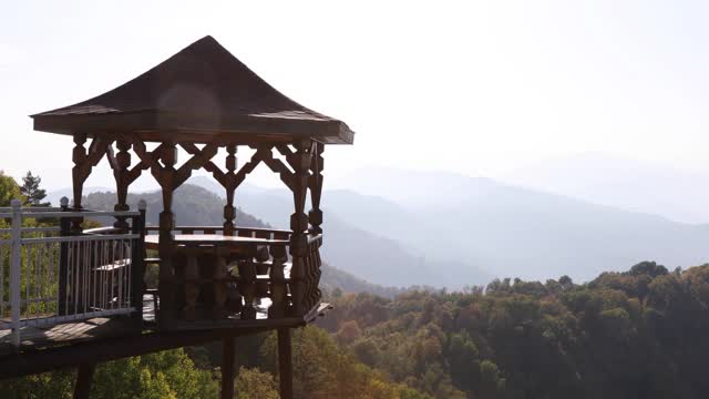 大烟山的山顶视频素材