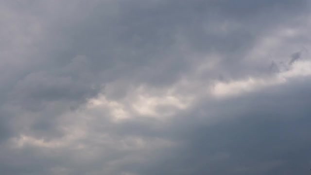 戏剧性的飓风暴风雨多云，在高空快速移动。视频素材