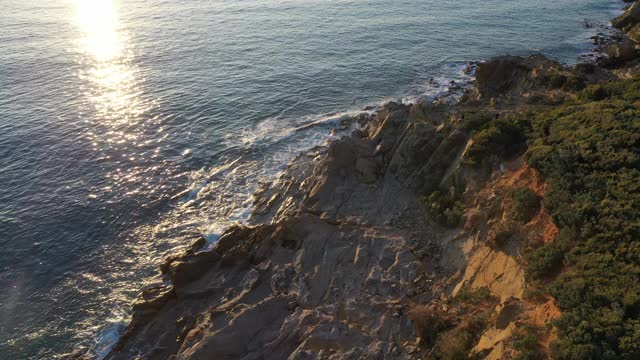 意大利托斯卡纳的卡拉富里亚悬崖视频素材