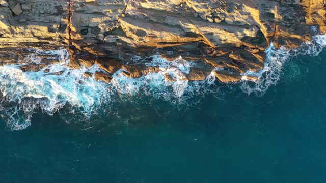 意大利托斯卡纳的卡拉富里亚悬崖视频素材