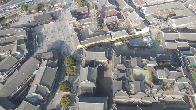 南禅寺鸟瞰图视频素材画面1