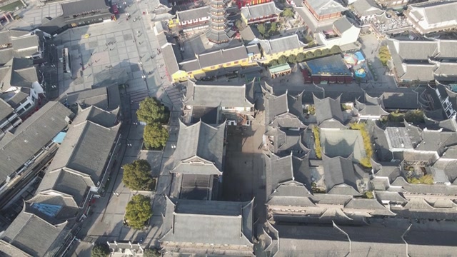 南禅寺鸟瞰图视频素材画面4