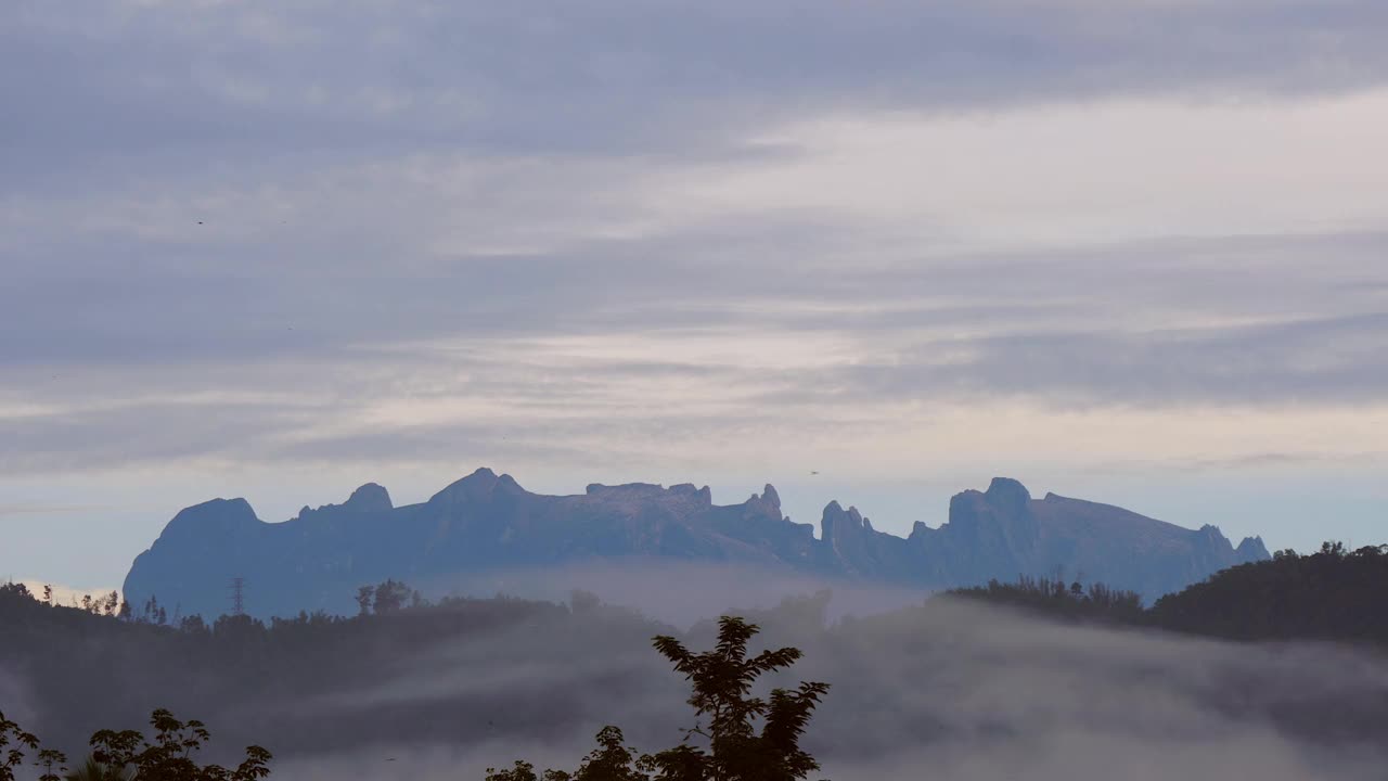 基纳巴卢山风景视频下载