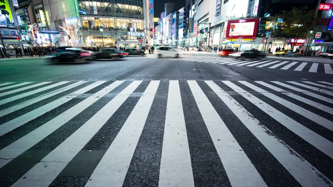 涩谷穿越日本东京视频素材