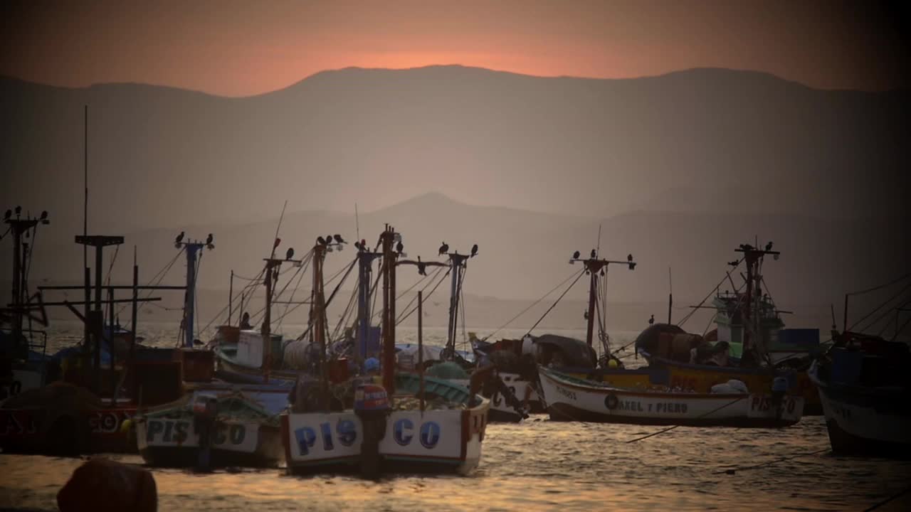 太平洋的船只视频素材