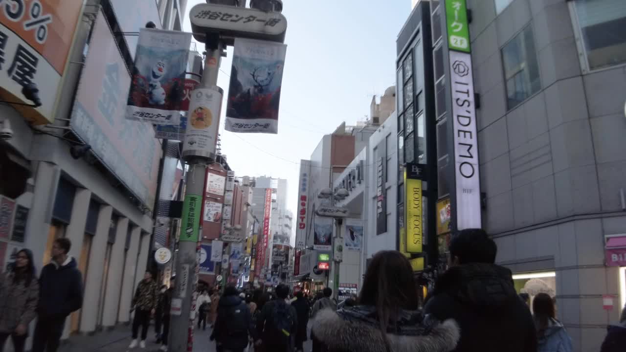 4K Hyperlapse 4K Hyperlapse 4K Hyperlapse日本东京涩谷购物街视频素材