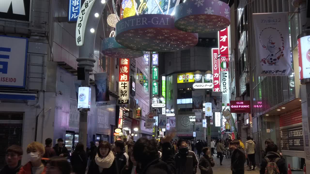 4K Hyperlapse 4K Hyperlapse 4K Hyperlapse日本东京涩谷购物街视频素材