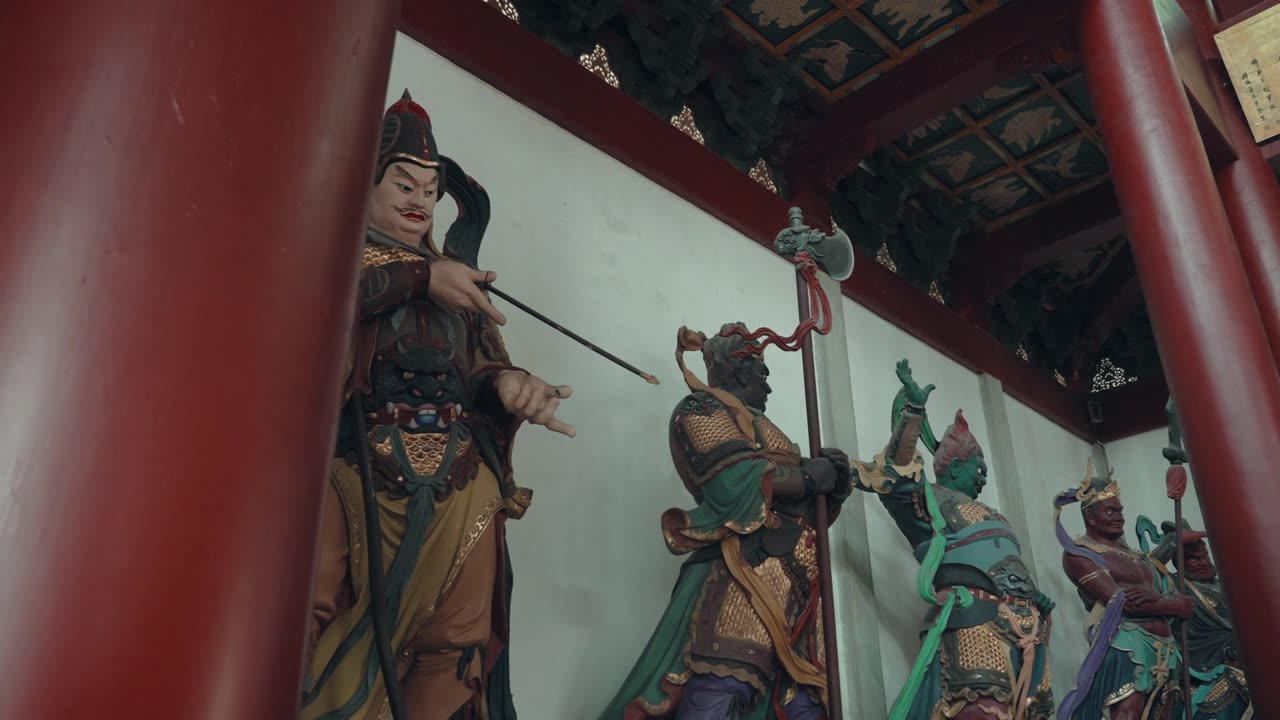 灵隐寺，中国杭州。视频素材画面1