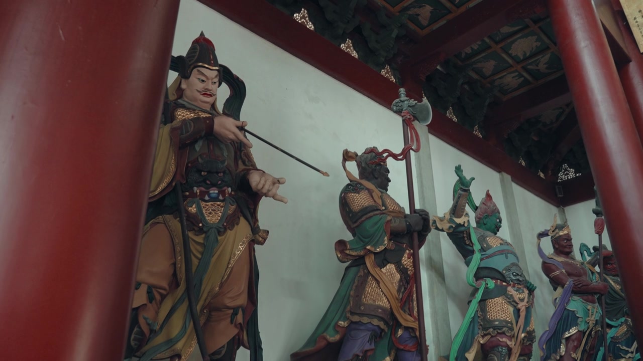 灵隐寺，中国杭州。视频素材画面2