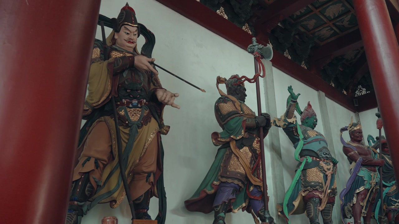 灵隐寺，中国杭州。视频素材画面3