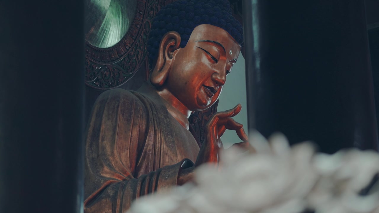 灵隐寺，中国杭州。视频素材画面1
