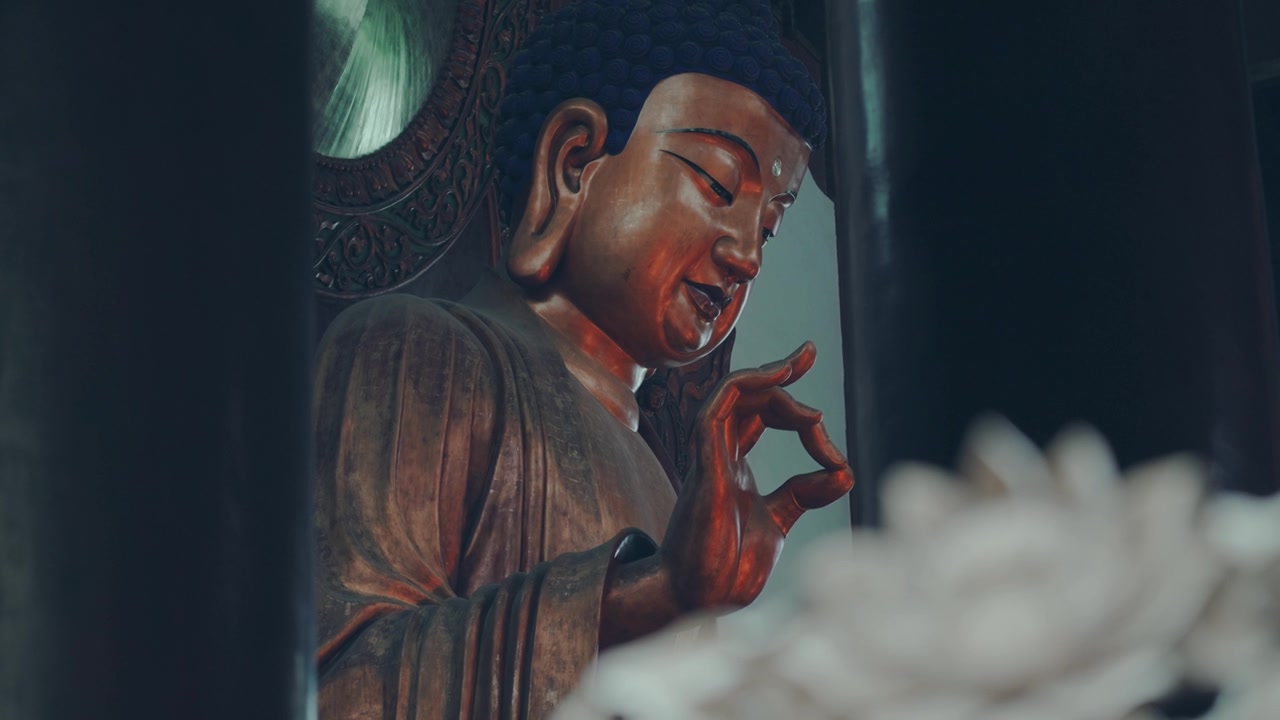 灵隐寺，中国杭州。视频素材画面3
