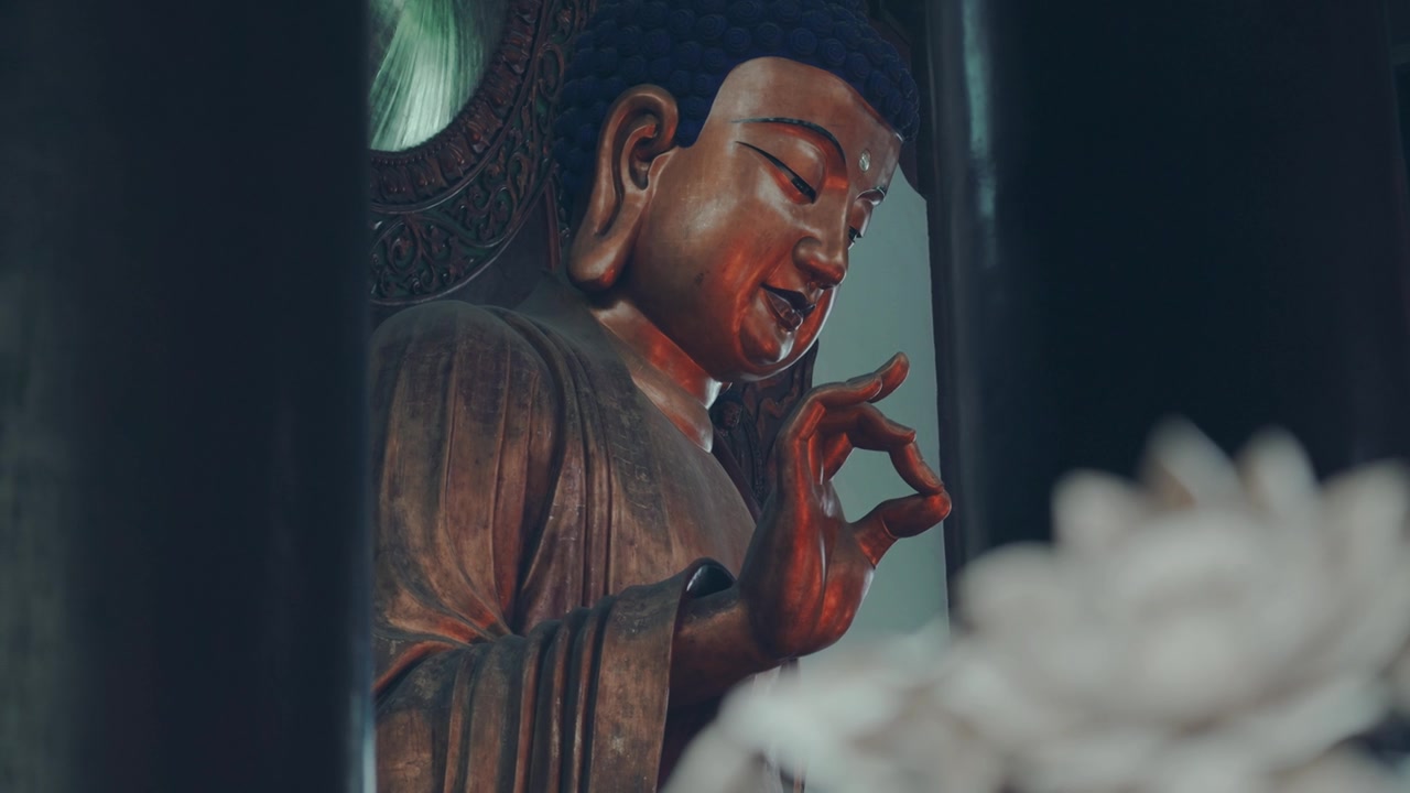 灵隐寺，中国杭州。视频素材画面4