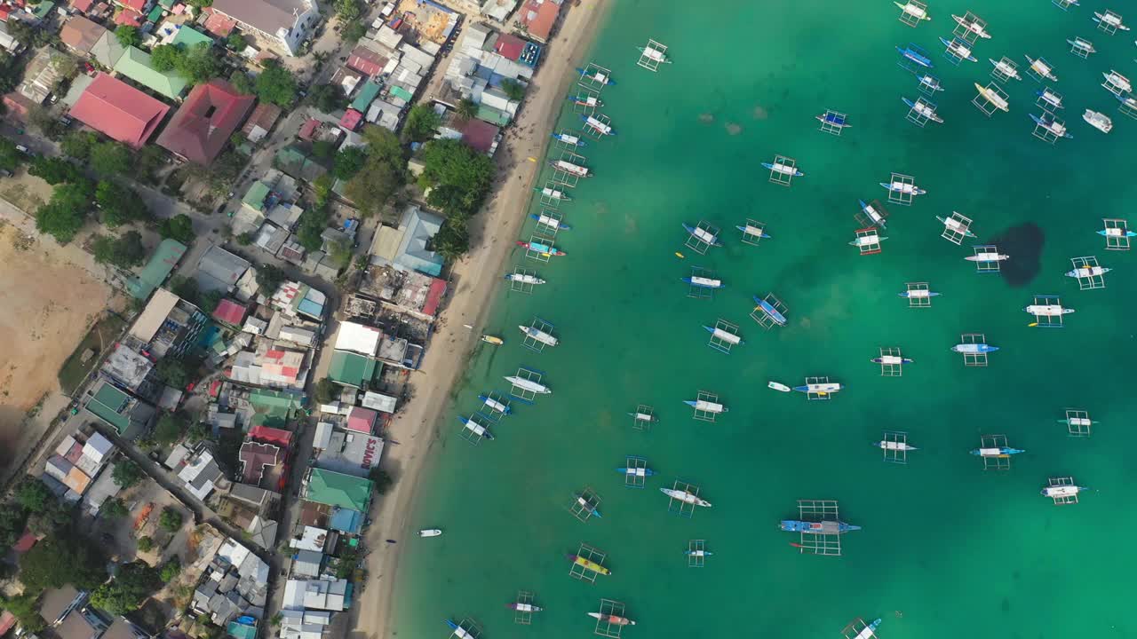 菲律宾El Nido Palawan鸟瞰图视频素材