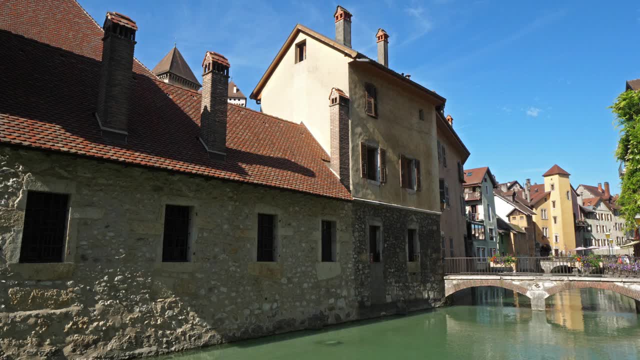 Annecy的名字越多Savoie警局,Auvergne-Rhône-Alpes,法国视频素材