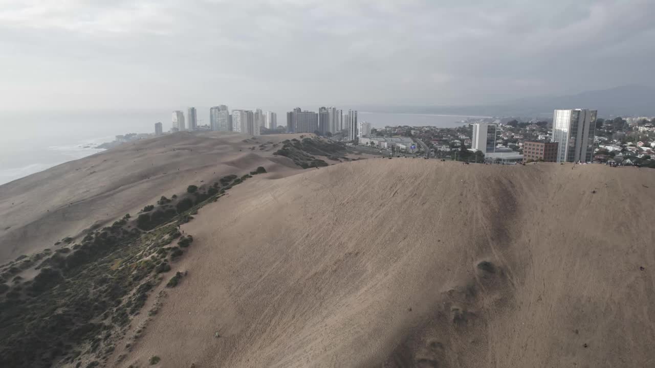 日落时的康康沙丘视频素材