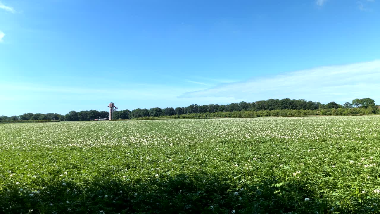 林堡水塔鸟瞰图(NL)视频素材