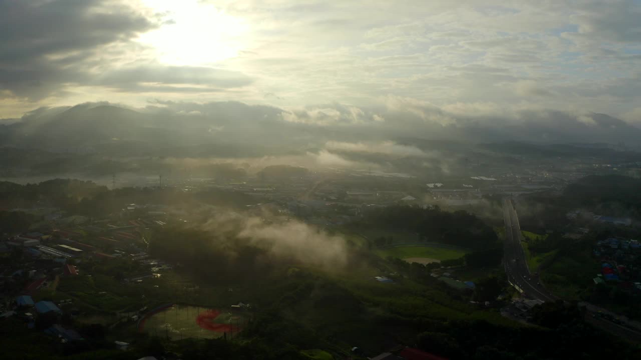 山/南阳州，京畿道，韩国视频素材