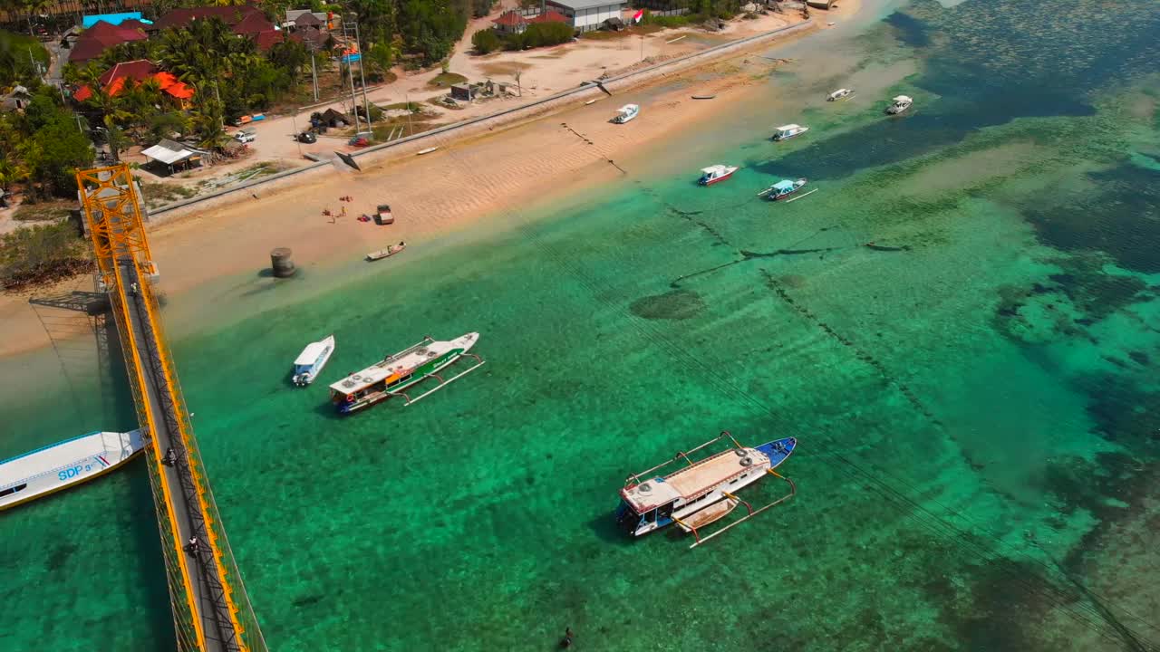 印度尼西亚巴厘岛努萨兰布兰岛视频素材